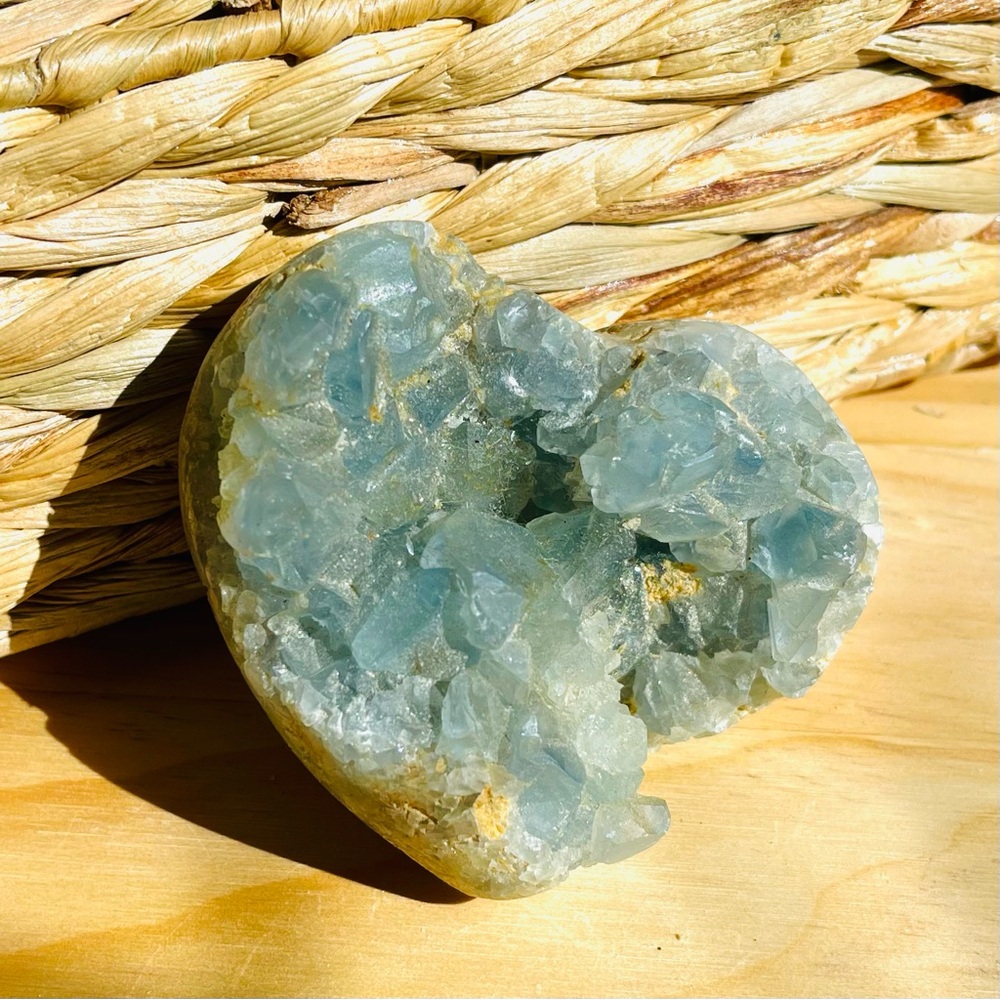 Celestite  heart large